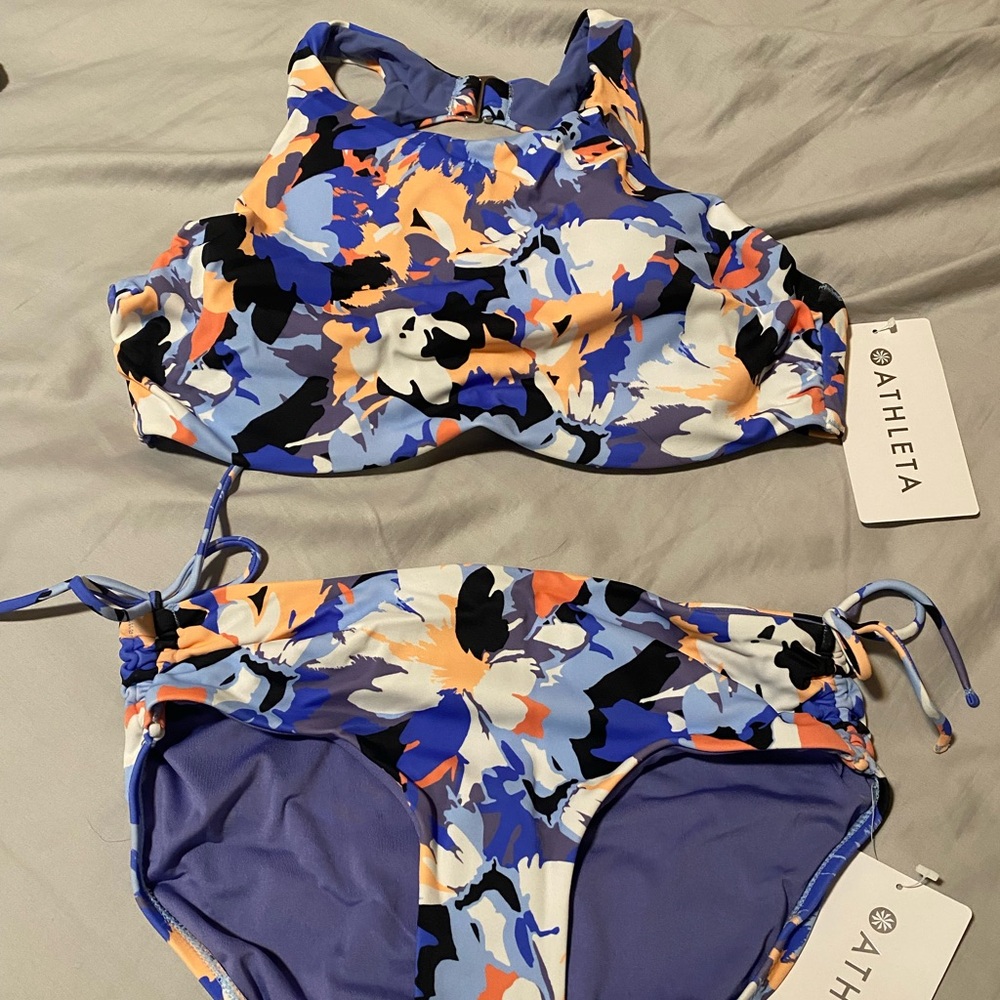 Athleta Multicolor Bikini Set